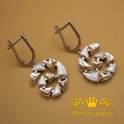 نیم ست آبگینه طلا - فروشگاه طلا و جواهرات مهرکیش گلد