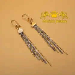 گوشواره آویز طلا - فروشگاه طلا و جواهرات مهرکیش گلد