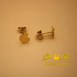 گوشواره اپل طلا - فروشگاه طلا و جواهرات مهرکیش گلد