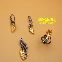 نیم ست آوا طلا - فروشگاه طلا و جواهرات مهرکیش گلد