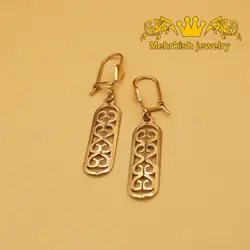 گوشواره آویز طلا - فروشگاه طلا و جواهرات مهرکیش گلد