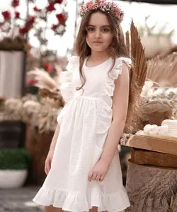 پیراهن پنبه ای خامه دوزی