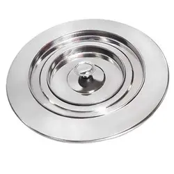 درپوش بخاری استیل گرد سایز 10