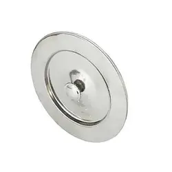 درپوش بخاری استیل گرد سایز 10