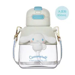 قمقمه شیشه ای سانریو طرح دوستان هلو کیتی