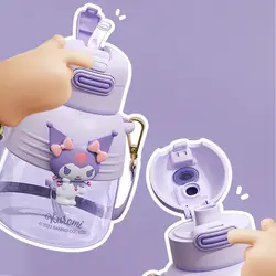 قمقمه شیشه ای سانریو طرح دوستان هلو کیتی