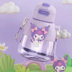 قمقمه شیشه ای سانریو طرح دوستان هلو کیتی