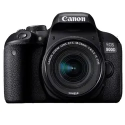 دوربین عکاسی کانن Canon EOS 800D Kit 18-55mm f/4-5.6 IS STM2.9/5(186امتیاز )Canon EOS 800D Kit 18-55mm f/4-5.6 IS STM