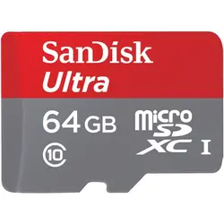 مموری و کارت حافظه سن دیسک میکرو اس دی SanDisk Micro SD 64GB Ultra