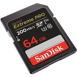 کارت حافظه SanDisk 64GB Extreme PRO 200MB/s