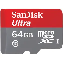 مموری و کارت حافظه سن دیسک میکرو اس دی SanDisk Micro SD 64GB Ultra