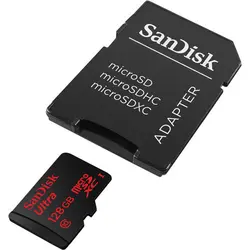 مموری و کارت حافظه سن دیسک میکرو اس دی SanDisk Micro SD 128GB Ultra