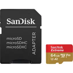 مموری و کارت حافظه سن دیسک میکرو اس دی SanDisk Micro SD 64GB Extreme