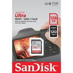 کارت حافظه سن دیسک SanDisk SD 128GB 120mb
