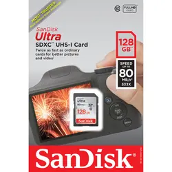 کارت حافظه سن دیسک SanDisk SD 128GB 80mb