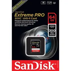 کارت حافظه سن دیسک SanDisk SD 64GB 300mb