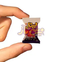 مگنت یخچال مینیاتوری پف لینا سرکه نمکی مدل لینا