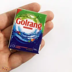 مگنت یخچال مینیاتوری پودر لباسشویی مدل گلرنگ