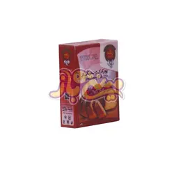 مگنت یخچال مینیاتوری پودر کیک توت فرنگی مدل رشد