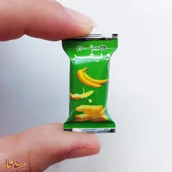 مگنت یخچال مینیاتوری ویفر موزی مینو