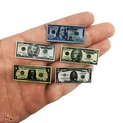 مینیاتوری پک 5 عددی اسکناس دلار