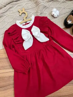 پیراهن مخمل قرمز‎