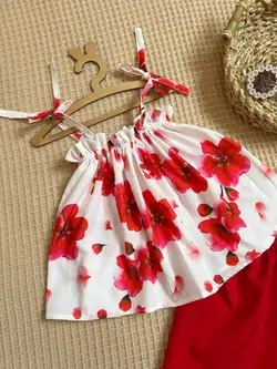 ست شکوفه قرمز‎