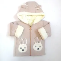 کاپشن خرگوشی خزدار