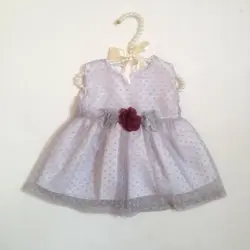 پیراهن تورخالدار سه گل