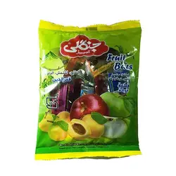 لواشک لقمه ای بسته 80 گرمی جنگلی (مخلوط سیب،زردآلو،آلو)