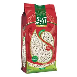 لوبیا سفید بسته سلفونی 900 گرمی آذوقه (لوبیا سفید آذوقه)