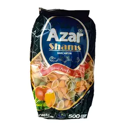 ماکارونی فرمی صدفی آذر با طعم سبزیجات (500 گرم)
