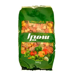 ماکارونی فرمی گندمی سمیرا با طعم سبزیجات (500 گرم)