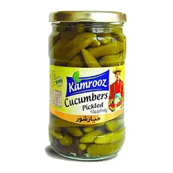 خیار شور درجه دو کامروز شیشه 750 گرم