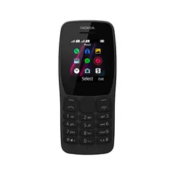 گوشی موبایل نوکیا مدل 110 دوسیم کارت فارسی با ظرفیت 4 مگابایت  - مشکی