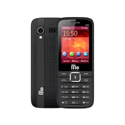 گوشی موبایل جی ال ایکس مدل C43 دو سیم کارت - مشکی