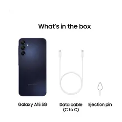 گوشی موبایل Samsung مدل Galaxy A15 رام 8 با ظرفیت 256 گیگابایت دو سیم کارت - آبی روشن