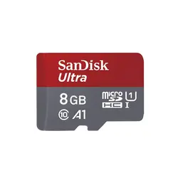 کارت حافظه MicroSDXC سن دیسک مدل Ultra A1 کلاس 10 سرعت 98MBps با ظرفیت 8 گیگابایت