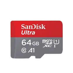 کارت حافظه MicroSDXC سن دیسک مدل Ultra A1 کلاس 10 سرعت 100MBps با ظرفیت 64 گیگابایت
