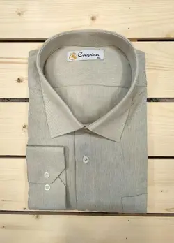 پیراهن مجلسی ساده پنبه در پنبه کاهی