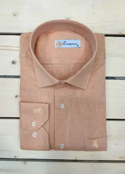 پیراهن مجلسی ساده پنبه در پنبه نارنجی