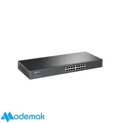 سوییچ 16 پورت مگابیتی و رکمونت تی پی-لینک مدل TL-SF1016