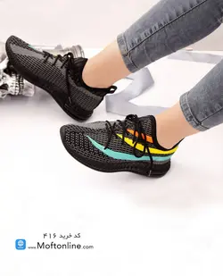 کفش بافت یزنی زنانه سه رنگ کد 416