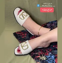 دمپایی مدل ولنتینو ( تخت ) زنانه کد 642