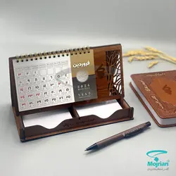 تقویم رومیزی چوبی G851