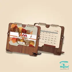 تقویم رومیزی چوبی O70