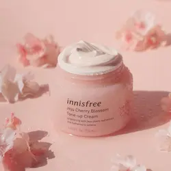 کرم تون اپ شکوفه گیلاس اینیسفری <br>Innisfree Jeju Cherry Blossom Tone-up