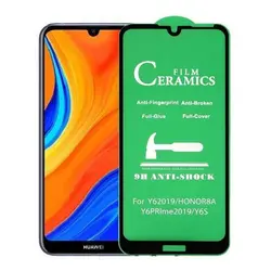گلس محافظ صفحه نمایش سرامیکی شفاف هواوی Huawei y6 2019