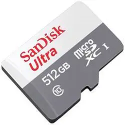 کارت حافظه microSDXC سن دیسک مدل Ultra کلاس 10 استاندارد UHS-I U1 سرعت 100MBps ظرفیت 512 گیگابایت