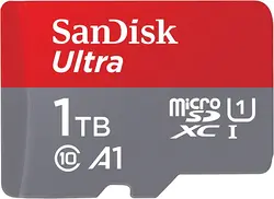 کارت حافظه microSDXC مدل Ultra کلاس 10 استاندارد UHS-I A1 سرعت 150MBps ظرفیت یک ترابایت